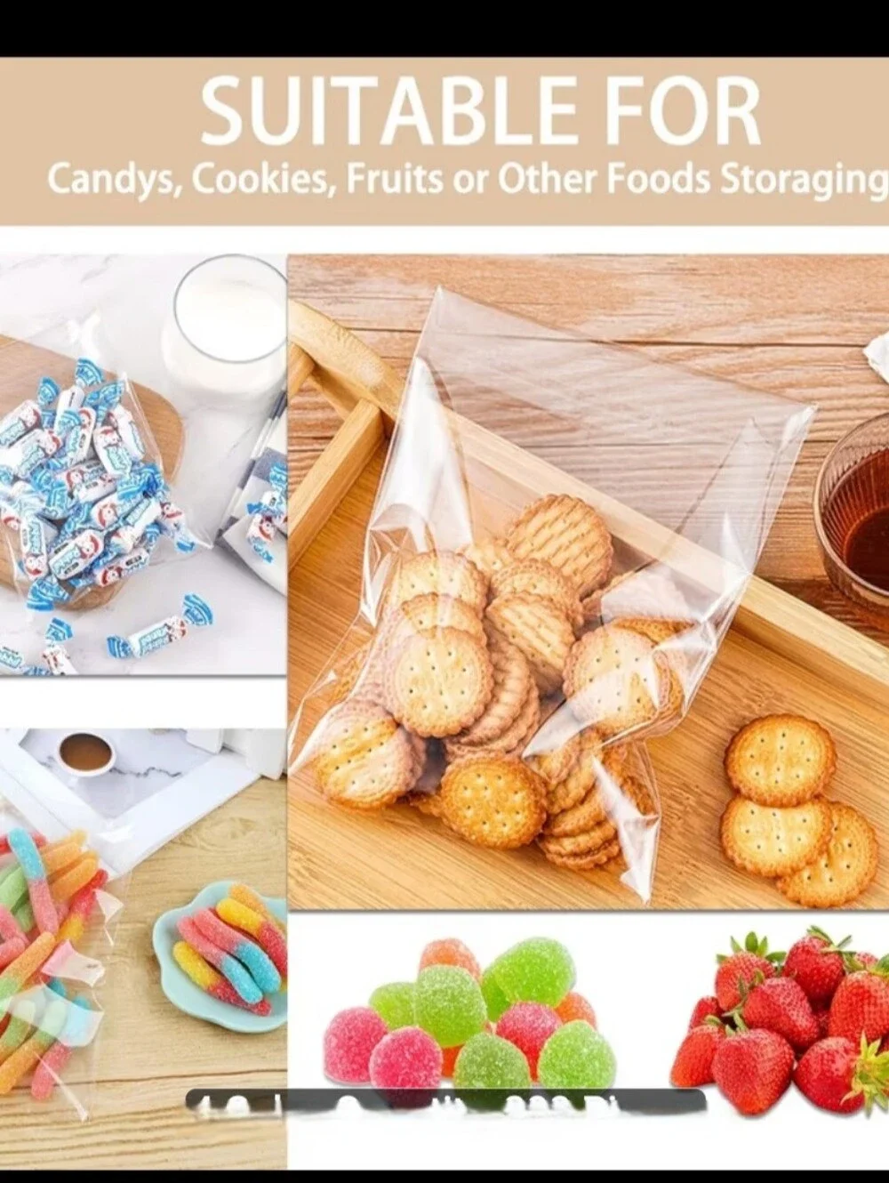 15ct. 3x5 Clear Resealable Cellophane Bags ✨️PRICE FIRM✨️